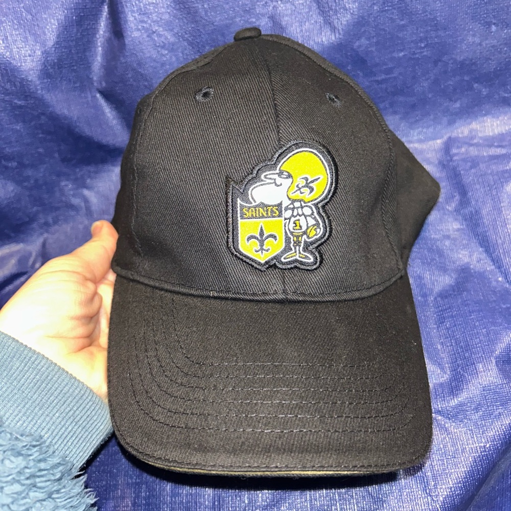Black black New Orleans Saints Baseball Cap